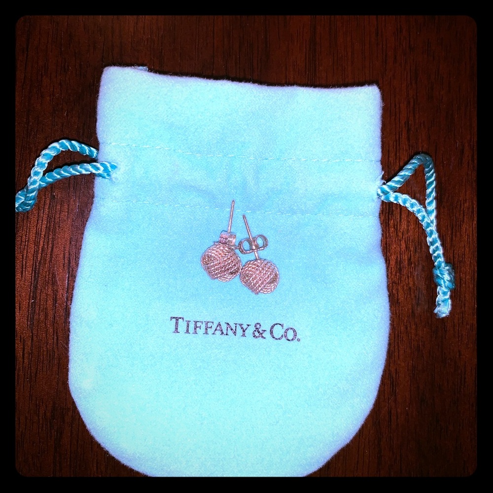 Tiffany twist knot earrings